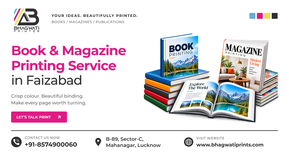 Book & Magazine Printing Service in Faizabad