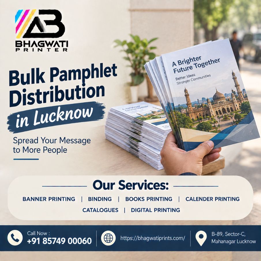Bulk Pamphlet Distribution in Lucknow