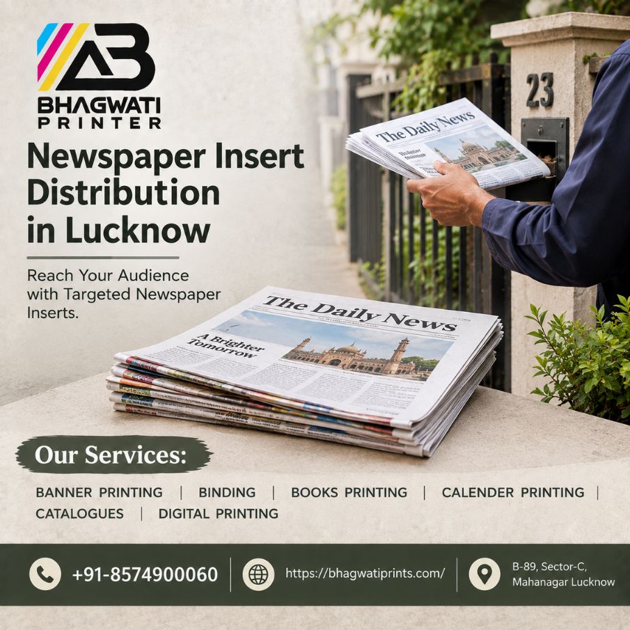 Newspaper Insert Distribution in Lucknow