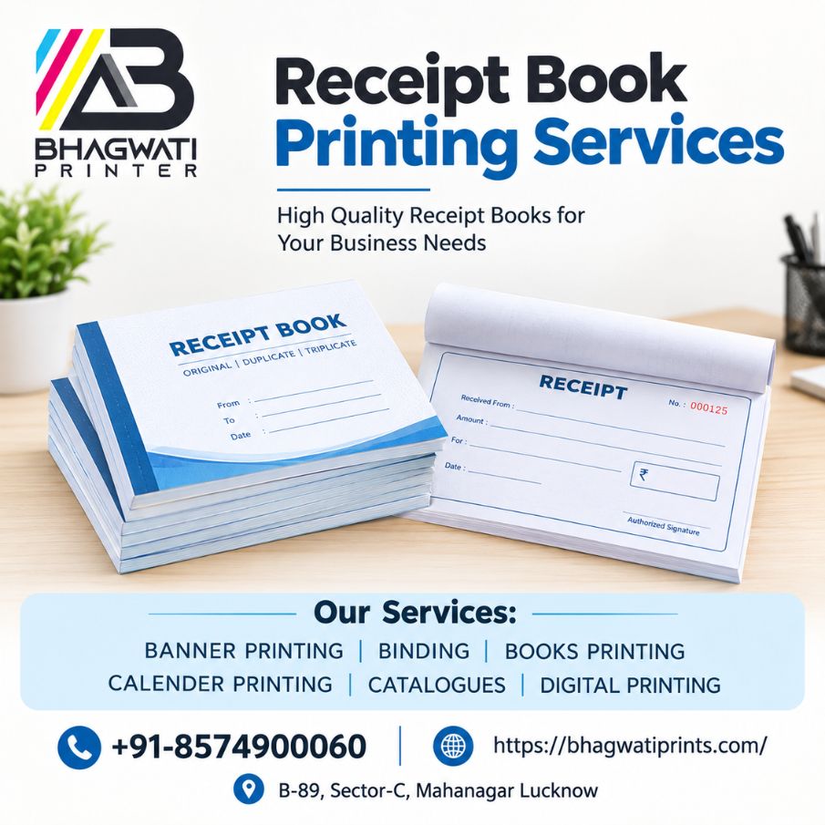 Receipt Book Printing Services